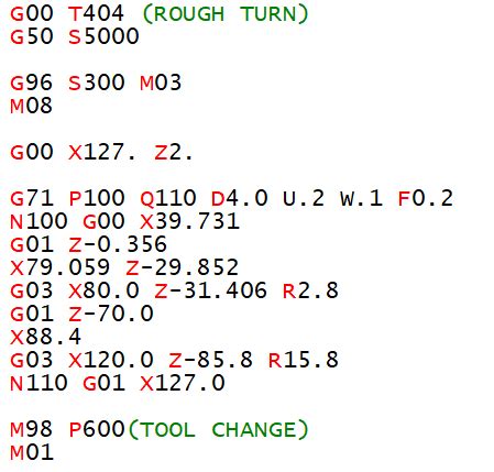 write g code of this cnc lathe part|cnc turning g code list.